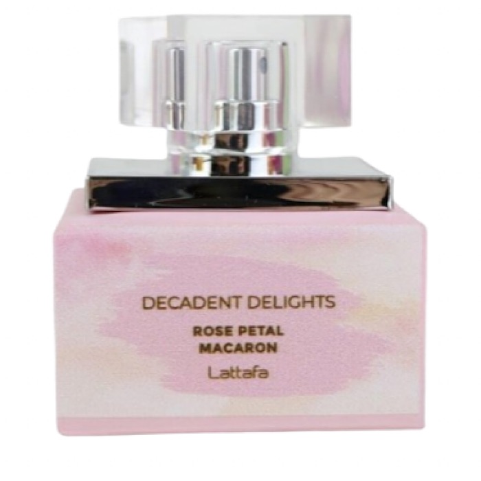 lattafa decadent delights rose Lattafa Perfume Decadent Delights Rose Petal Macaron 100ml - Imagen 1