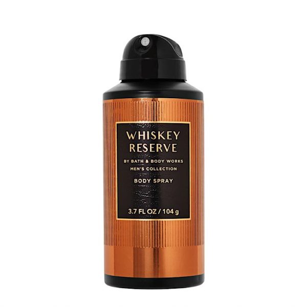 Bath & Body Works Body Spray Whiskey Reserve Para Hombre (104gr)