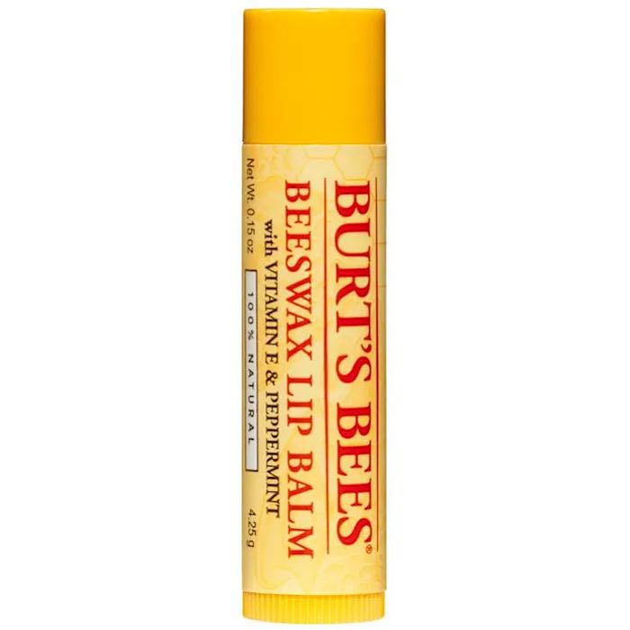 BURT´S BEES LIP BALM 4.25G Burt's Bees Bálsamo Labial de Cera de Abejas con Vitamina E y Menta - Imagen 1