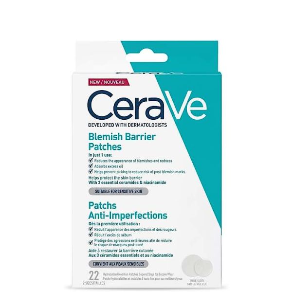 CeraVe Blemish Barrier Patches (22 parches)