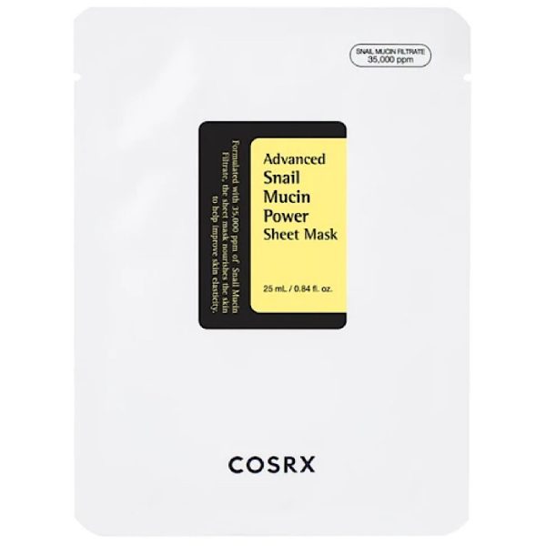 COSRX Mascarilla De Velo Con Baba de Caracol Advanced Snail Mucin Power Sheet (25ml)