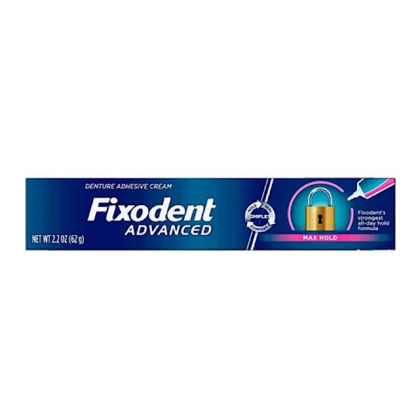 Fixodent Advanced Crema Adhesiva Para Prótesis Dentales (62 gr)