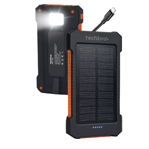 TechBro Solar de 10,000 mAh