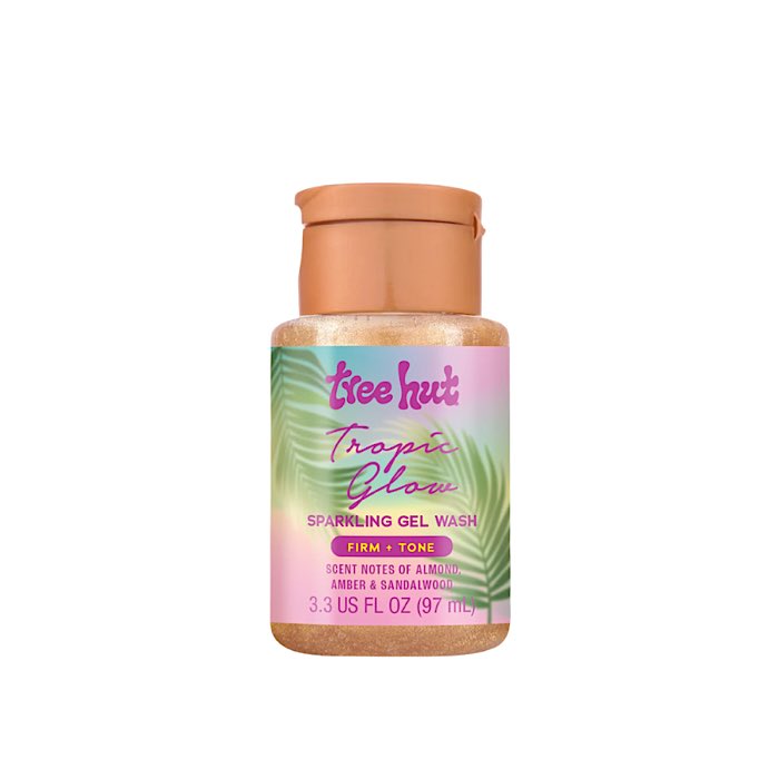 TREE HUT SPARKLING GEL. TROPIC GLOW 97ML Tree Hut Tropic Glow Gel De Baño Brillante Reafirmante (97 ml) - Imagen 1
