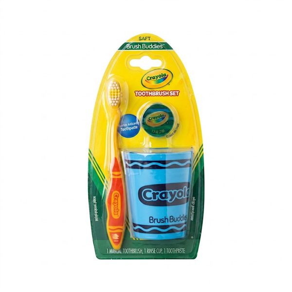 Brush Buddies Crayola Set De Higiene Dental Infantil