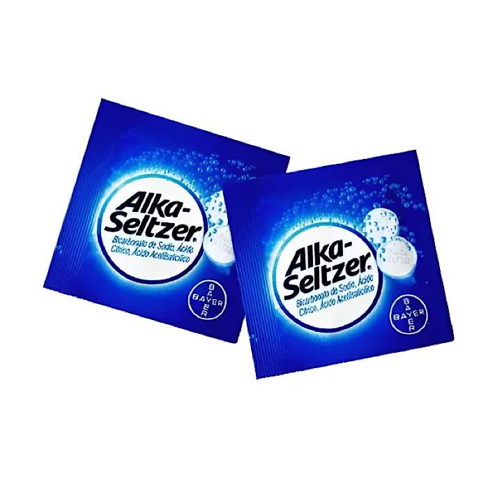 ALKA SELTZER ANTIACIDO ANALGESICO X 2 Alka-Seltzer Antiácido Y Analgésico Comprimidos Efervescentes (2 Sobres) - Imagen 1